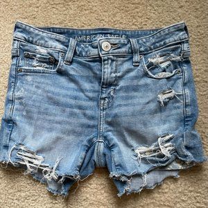 Women's American Eagle Jean Shorts Next Level Stretch Size 4